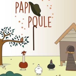 Papi poule livre enfant papier recycle ecologique