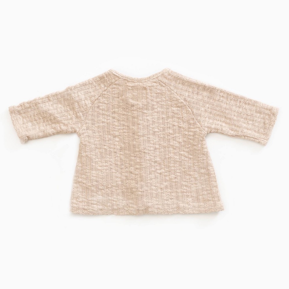 gilet bebe beige