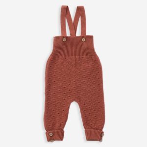 Saison des Abeilles Vetements enfants Habillement bebe coton biologique - bebe - enfant - salopette rouille