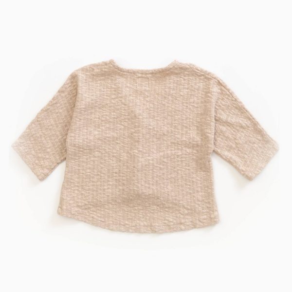 Saison des Abeilles Vetements enfants Habillement bebe coton biologique - enfant - fille - gilet beige