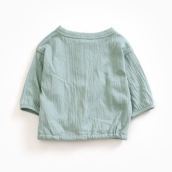 Saison des Abeilles Vetements enfants Habillement bebe coton biologique - garcon - bebe -sweat vert