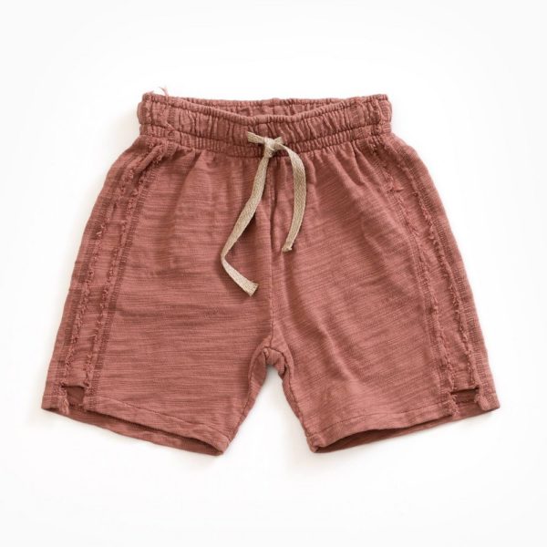 Saison des Abeilles Vetements enfants Habillement bebe coton biologique - garcon - fille -short rouille