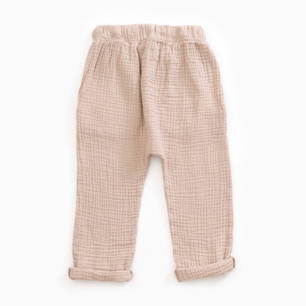 Saison des Abeilles Vetements enfants Habillement bebe coton biologique - garçon - pantalon beige