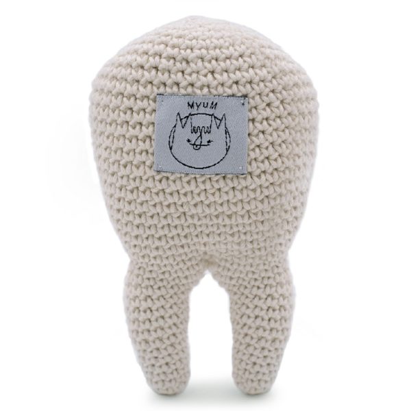 Saison des abeilles Boite a dent Peluche coton bio bebe enfant Hochet