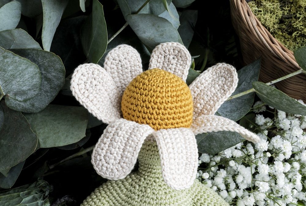 Saison des abeilles Jouet Peluche coton bio bebe enfant Poupee fleur Flower Doll Dolto