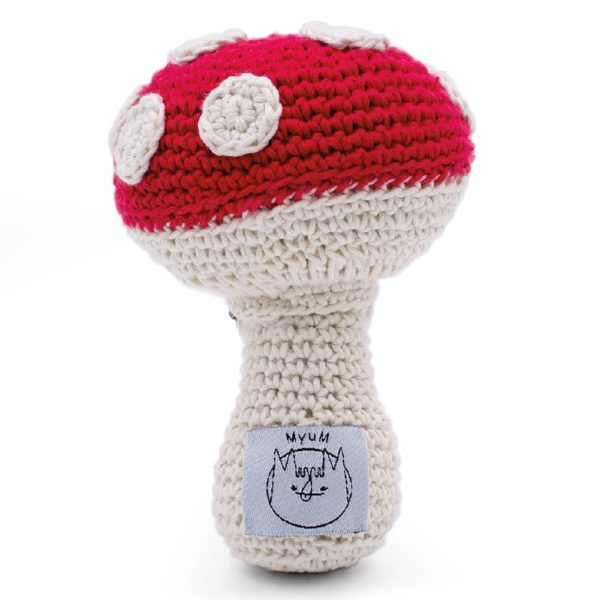 Saison des abeilles Jouet Peluche coton bio bebe enfant fruit champignon amanite