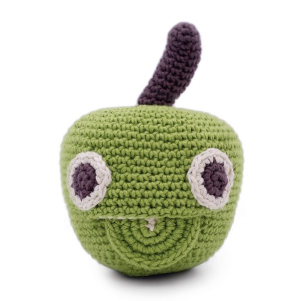 Saison des abeilles Jouet Peluche coton bio bebe enfant fruit pomme