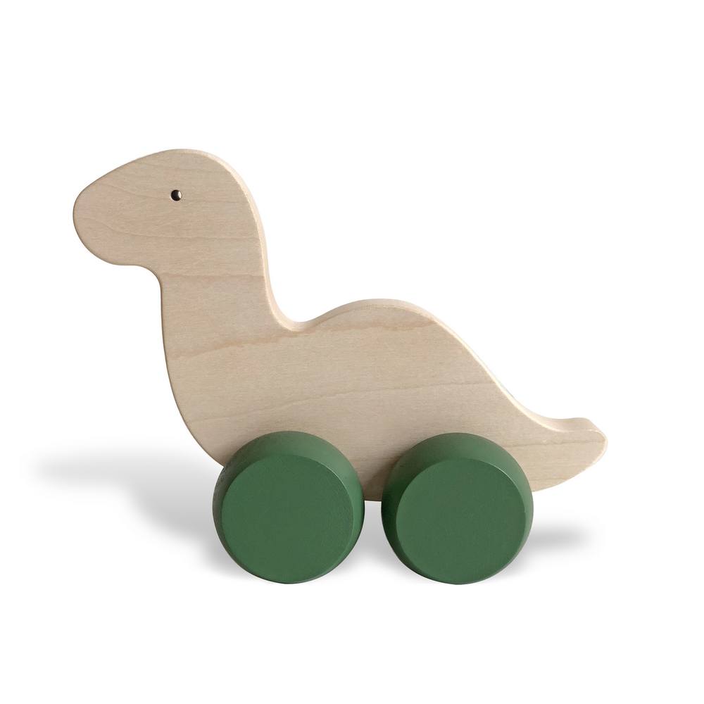 Dinosaure roulant en bois - Nessy