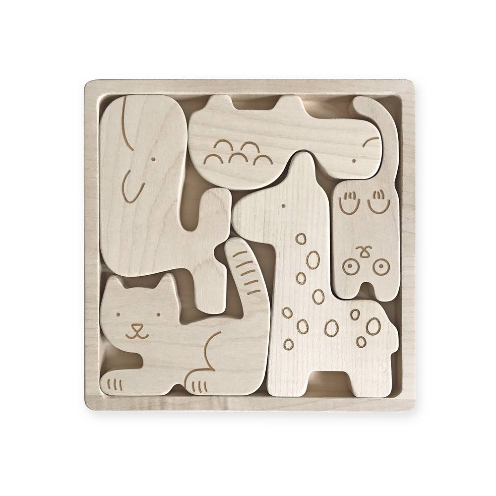 Puzzle Animaux En Bois En Bois Fabrique En Europe Artisanale