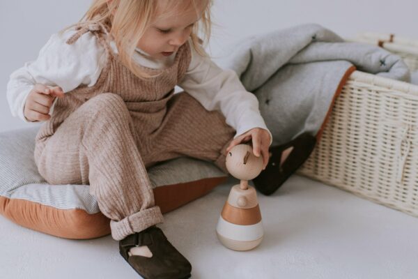 Saison des abeilles Jouet ecologique en bois bebe enfant chat