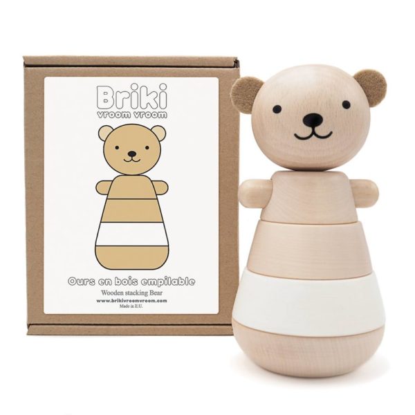 aison-des-abeilles-Jouet-ecologique-en-bois-bebe-enfant-ours-empilable-blanc