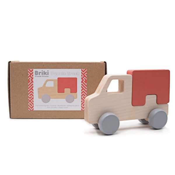 Saison-des-abeilles-Jouet-ecologique-en-bois-bebe-enfant-puzzle-voiture-camion-rouge-2.