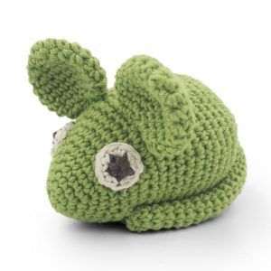 Saison des abeilles Peluche souris verte coton bio bebe enfant Hochet