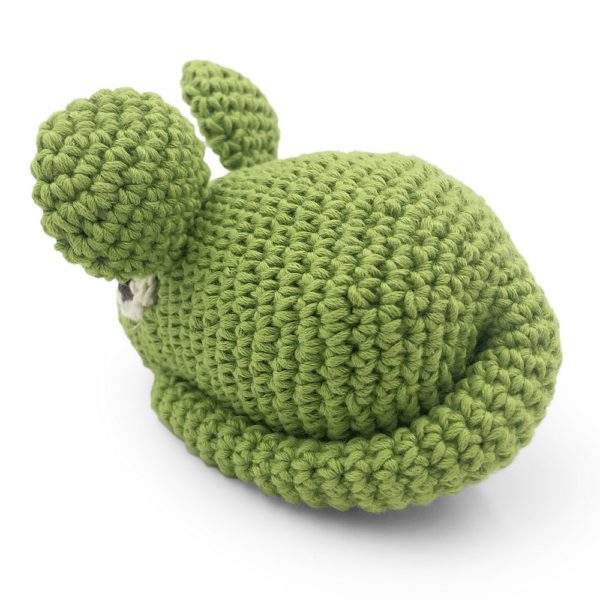 Saison des abeilles Peluche souris verte coton bio bebe enfant Hochet