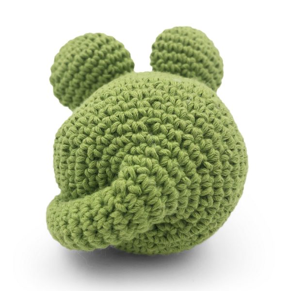 Saison des abeilles Peluche souris verte coton bio bebe enfant Hochet